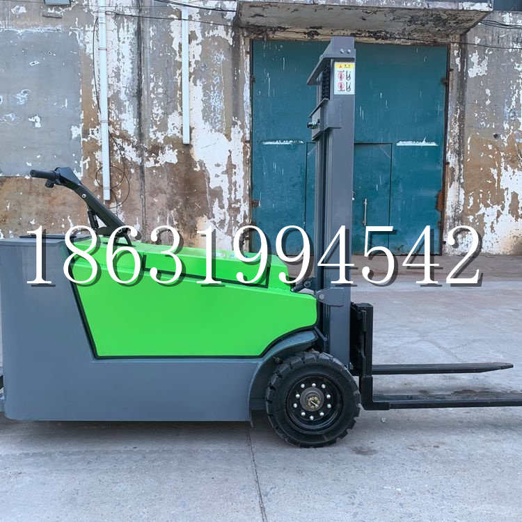 萨迦县小型电动叉车1吨2吨步行站驾式电瓶堆高充电装卸车液压升降车铲车